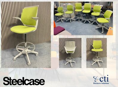 6 X Steelcase Cobi Office Chairs - Grade A