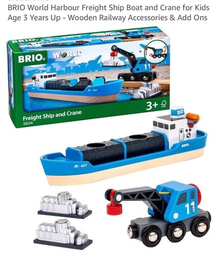 Brio Freight Ship and Crane