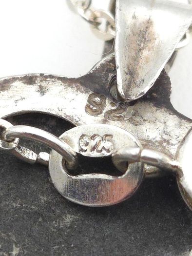 Vintage 925 Sterling Silver Locket Necklace