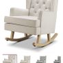 Nested Soothe Easy Rocking Chair - Warm Stone (Ideal for nursery) Image 3