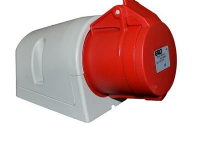 32A 3 Phase Wall Socket Red