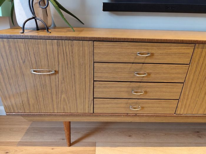Vintage Mid Century Melamine Sideboard - Make an offer