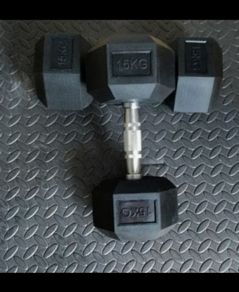 15 kg dumbbells