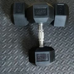 15 kg dumbbells