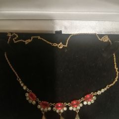 Rolled gold necklace stamped