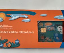 MInt condition call card in folder