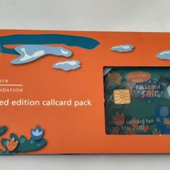 MInt condition call card in folder