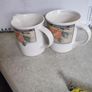 Mikasa Intaglio Garden Harvest Cappuccino Mug AND MILK JUG , Intaglio, Fruit & Leaves On Rim, Cream, Image 7