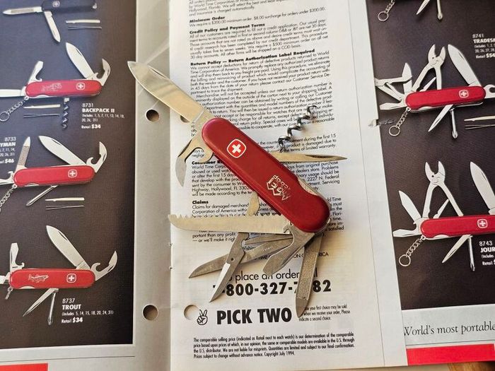 Vintage Wenger Forester Discontinued Model 85mm Swiss Army Knife Collectable 1980s