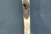 Carved walrus tusk