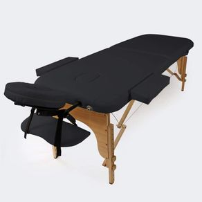 Massage Table, Foldable with Armrest, Height-Adjustable Cosmetic Table Massage Bed