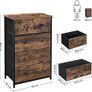 Chest of Drawers Storage Cabinet 5 rustic brown Image 2