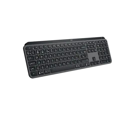 Logitech MX Keys Keyboard & Logitech MX Palm Rest - Desktop PC, Laptop