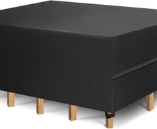 Furniture Cover,242X182X100cm Garden Table Cover 600D Heavy Duty Oxford Polyester Outdoor Patio table Covers Rectangular Cover Windproof,Waterproof&Anti-UV for Chair and Table Rattan Sofa Cover