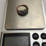 Vintage 18ct Rose Gold Diamond Bombe Ring Image 6