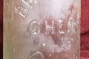 vintage brown bro chemist Glasgow bottle