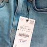 Zara TRF - Cropped Flare High-Rise Jeans - Size 32 UK 4 - BNWT RRP 30 Image 3