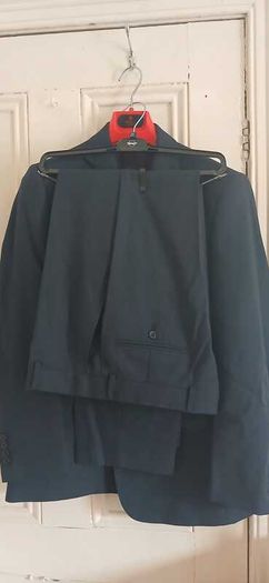 Mens navy Paul Costelloe Suit - jacket and trousers - 40 regular jacket, 34 short trousers