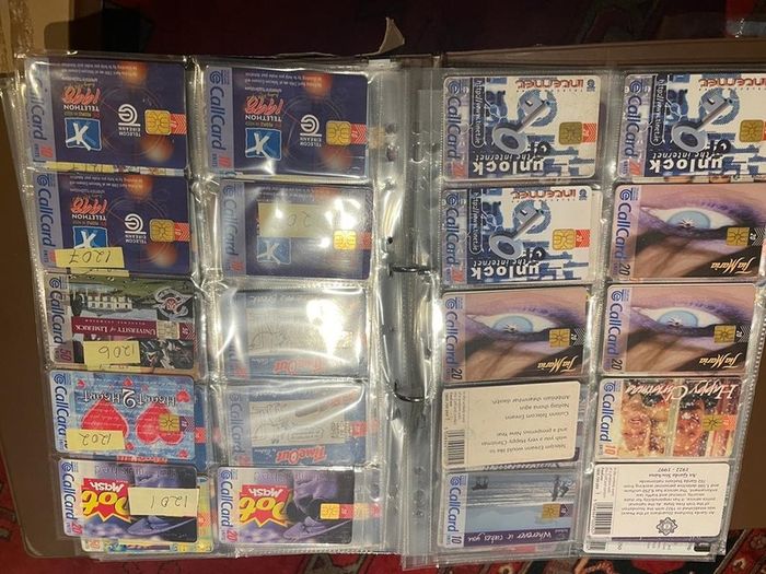 Call cards Irish all me doubles start at 1 euro each most are 2 euro each