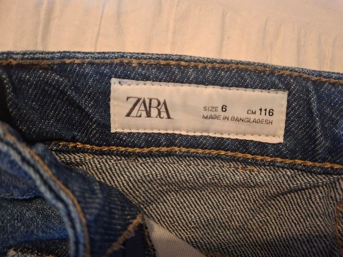 Zara girls denim skirt