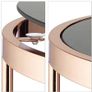 2 x Side Table Aluminium Design Image 3