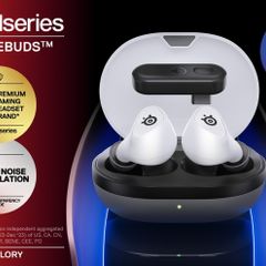 STEELSERIES Arctis GameBuds Wireless Noise-Cancelling Gaming Earbuds for PS5 - White