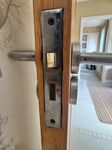 3 x Internal Doors Frosted Glass Panels & Handles Various Size
