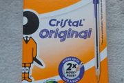 BIC Cristal Original Ballpoint Pen Medium 1.0 mm Blue Pack of 50 Home Office School College