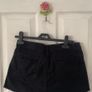 Black denim shorts Image 3