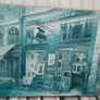 Vintage - Retro - Pair of Art Prints on Hessian Canvas Image 6