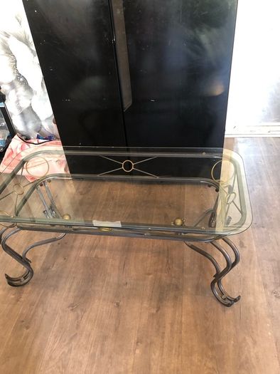 Iron coffee and side tables