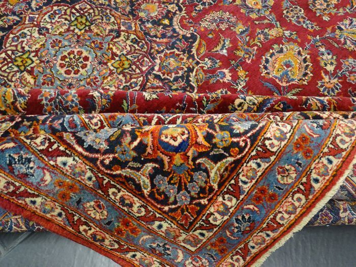 P.ersian Old Kashan Rug.4.1x2.93m (AK)