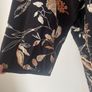 Ladies zhenzi black floral top plus size Image 3