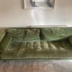 Velvet sofa