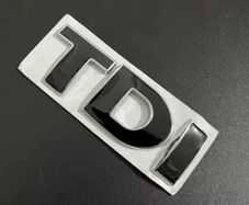 TDI Volkswagen rear side emblem badge