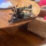 Old Vesta sowing machine with cover Image 3