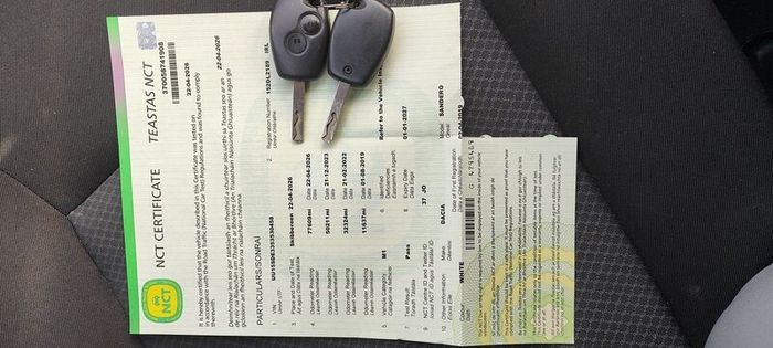 Dacia Sandero 2015 year  come for inspection