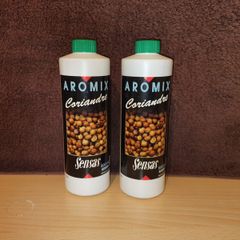 NEW - 2 x Sensas Aromix Coriander 500ml - Carp Tench Bream Feeder Method Pellet Dumbells Hybrid Roach