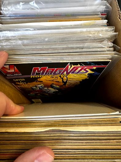 Valiant Long Comic Box w 270 comics for Sale