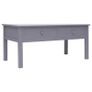 Coffee Table Grey 100x50x45 cm Wood Image 2