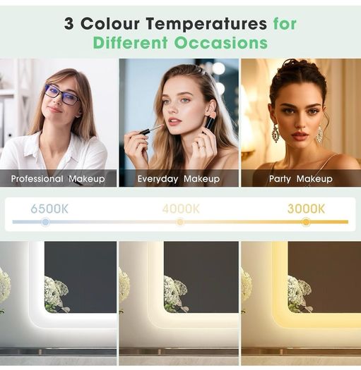 Bluetooth Bathroom-Mirror-with-LED-Lights 500x700 mm