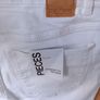Pieces Luna raw hem straight leg Jeans White Size 29 32 UK 12 BNWT RRP 40 Image 10