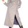 quality Trendy Long Coat with Belt sizes s m l xl Image 6