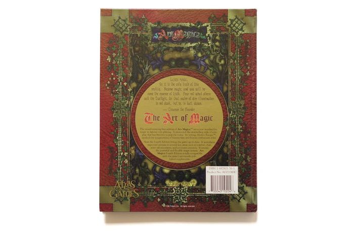 Atlas Games - Ars Magica The Art of Magic 4th Edition - Fantasy Roleplaying Game - Hardback