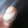 Vintage Large Silver Cameo Pendant&brooch Image 10