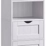 Bathroom Cabinet White Height-Adjustable shelves Image 2