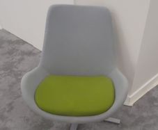 Designer Reception / Lounge Chair, Swivel Base