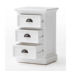 Elegant Bedside Tables in Solid Mahogany. Set of Two. Perfect conditions.
