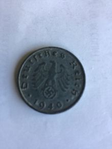Rare/Genuine WW2 German Coin