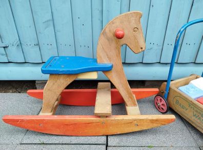 Vintage Wooden rocking horse